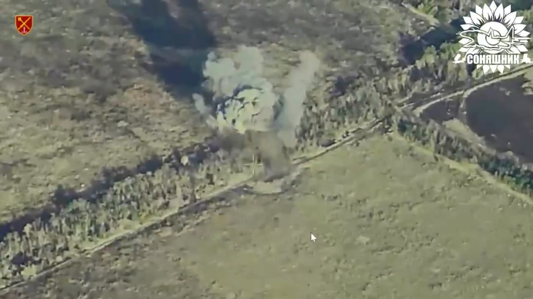 Russian observation post destroyed by AASM HAMMER aerial bombs dropped by Ukrainian Aviation. Southern front. 25.07.2025
