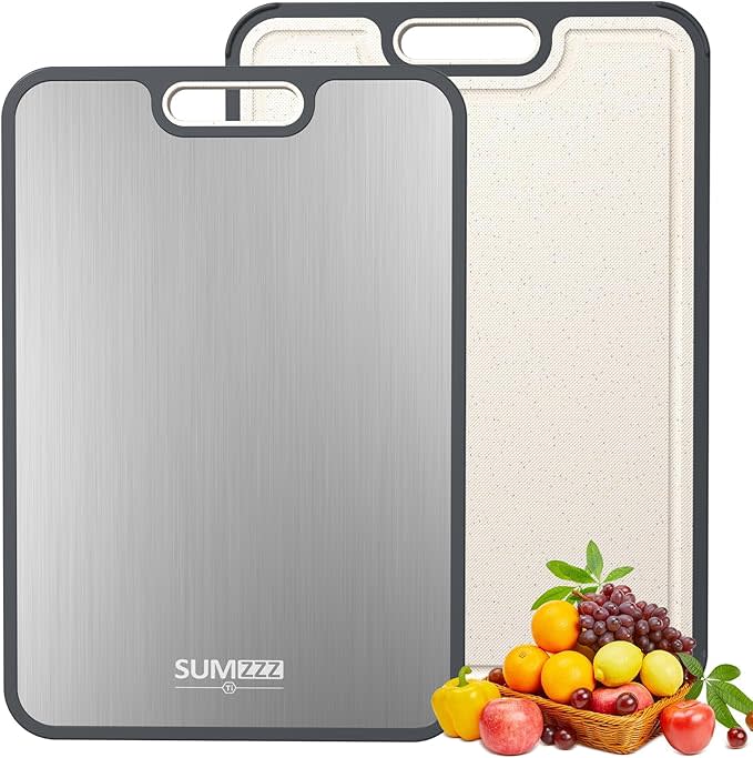 Titanium Cutting Board. (Image via Amazon Canada)