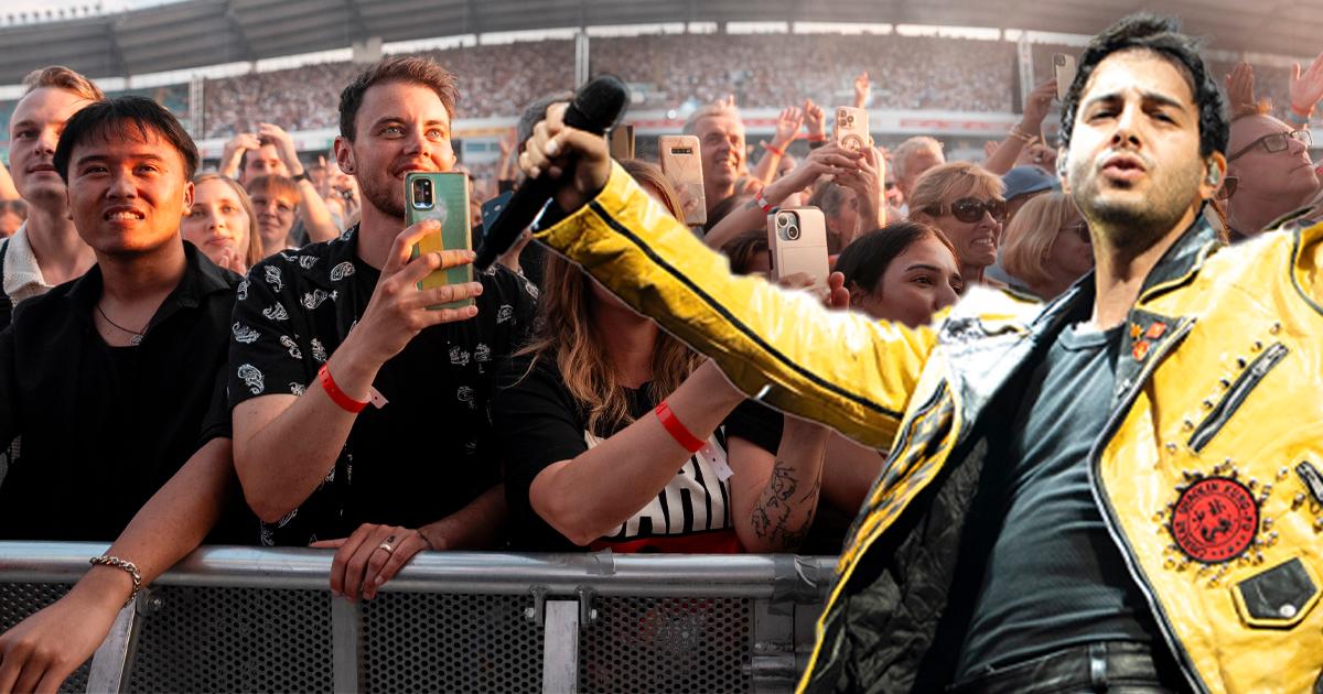 Darin på Ullevi i Göteborg