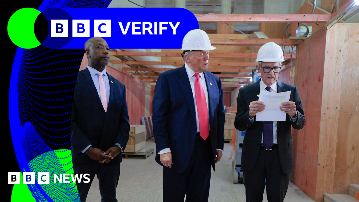 Inside BBC Verify - What's behind the televised Trump-Fed spat?