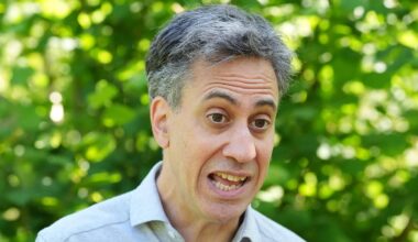 Ed Miliband warns the British way of life is 'under threat' because of the hot weather caused by climate change