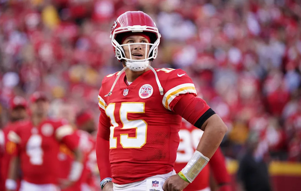 Kansas City Chiefs quarterback Patrick Mahomes (15) has already won three Super Bowl rings.Denny Medley-Imagn Images