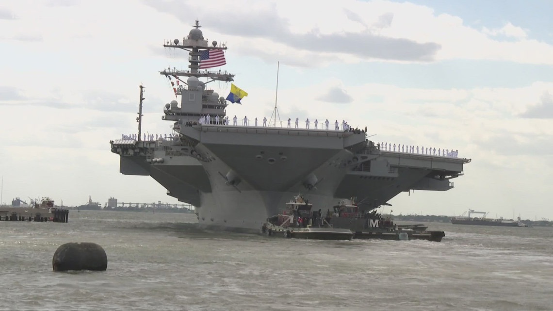 USS Gerald R. Ford Strike Group Joins NATO in Mediterranean