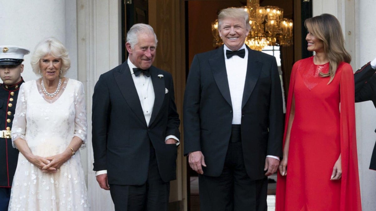 President Donald Trump calls British royal family 'really great people' and reveals which member he's a 'big fan' of