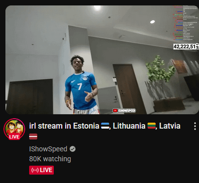 Speed brauc uz LV