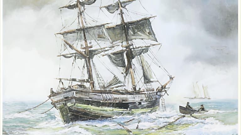 An artist's impression of the Thames.