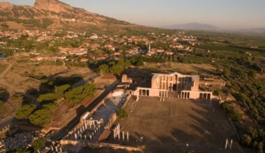 Photo shows Sardes Ancient City located in Manisa, Türkiye, accessed on July 12, 2025. (AA Photo)