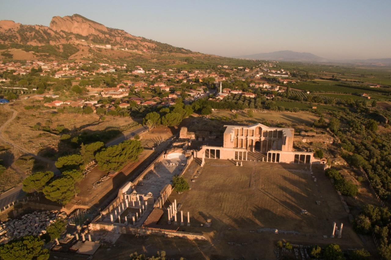 Photo shows Sardes Ancient City located in Manisa, Türkiye, accessed on July 12, 2025. (AA Photo)