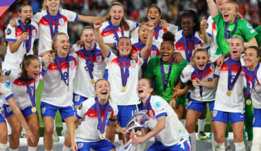Nenukarūnuotos: rekordinio lankomumo Europos čempionate anglės apgynė titulą | Sportas