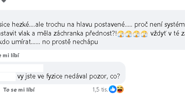 Jo, proč ten vlak prostě nezastaví!