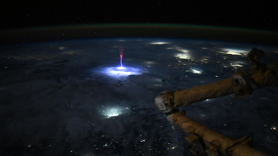 Red 'sprite' in space: Nasa astronaut shares elusive atmospheric phenomena; aids TLE research