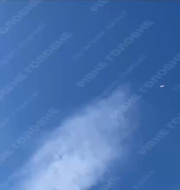 Ukrainian F-16 shoots down Russian Shahed drone with its M16A1 20mm Gatling gun in Rivne Oblast