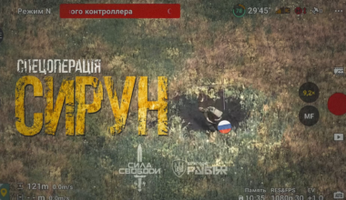 Russian soldier killed by multiple drone drops after pooping in a crater in a field. July 2025, location unknown