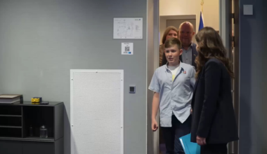 "In Denmark, I presented a special award – the “Future of Ukraine” distinction – to 11-year-old volunteer Jens Fogh Thomsen." -President of Ukraine Volodymyr Zelenskyy(more info in the comments)