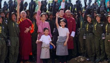 Bhutanese Royal Family Attends Groundbreaking Ceremony for Gelephu International Airport.