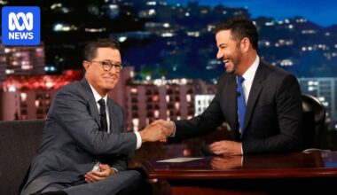 Late-night hosts react to cancellation of Stephen Colbert show as Donald Trump says 'Kimmel is next'