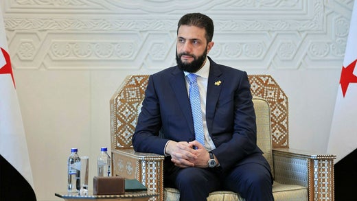 Syriens interimspresident Ahmed al-Sharaa.