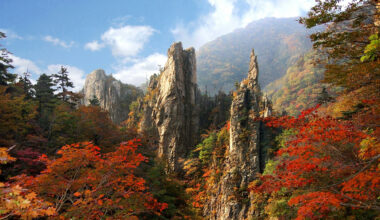 Mount Kumgang in North Korea [RODONG SINMUN]