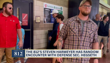 While in D.C., we had close encounter with Defense Secretary Pete Hegseth!