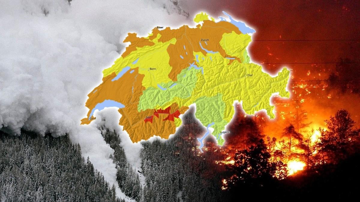 Avalanches and forest fires: Switzerland is experiencing all weather extremes at once