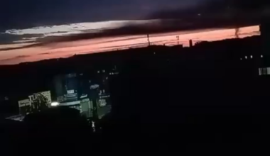 Chernivtsi. Arrival of an X-101 with a cluster warhead.