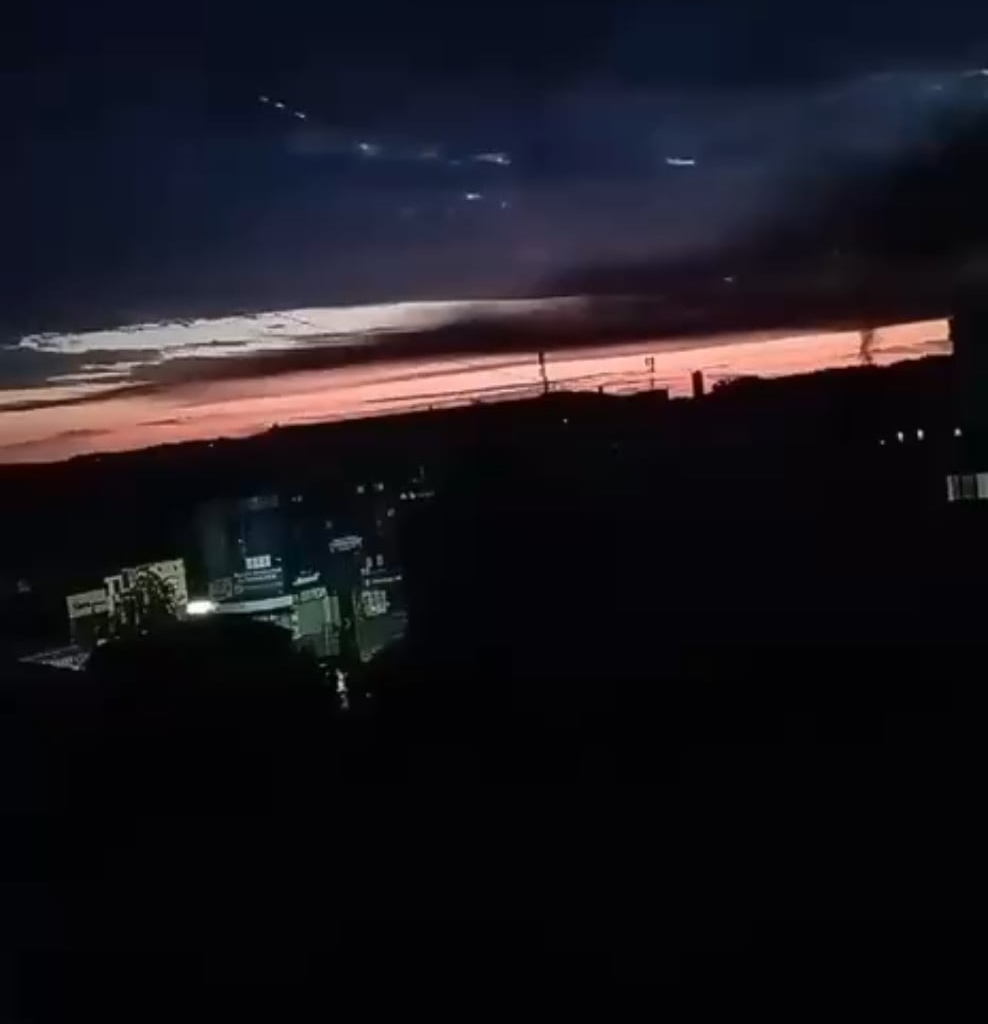 Chernivtsi. Arrival of an X-101 with a cluster warhead.