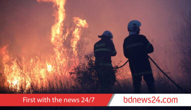 Wildfires rage across Bulgaria, destroying forests and homes