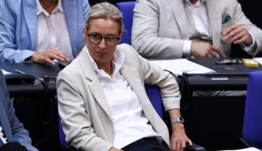 AfD-Sicherheitsmänner stellen Fotografen zur Rede – Weidel bittet um Entschuldigung