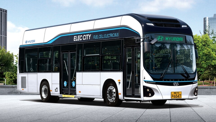 buses korea hydrogen powered