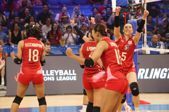 Bangkok Post - Thai spikers survive relegation scare despite loss to Canada