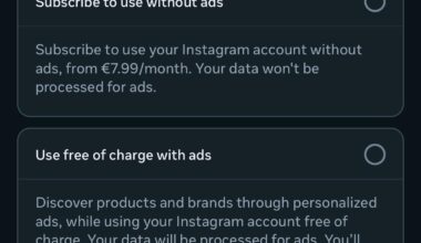Instagram pay wall