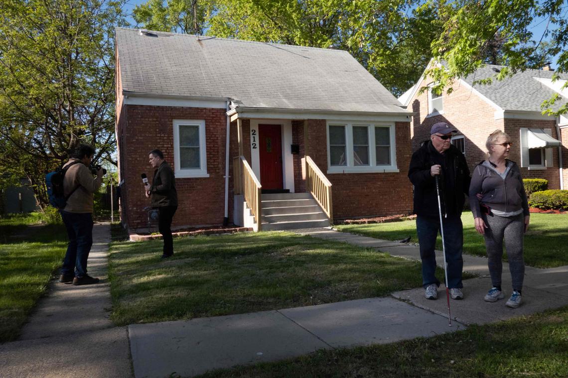 The modest brick home in the Chicago suburb of Dolton, population 21,000, was sold by its current owner for US$375,000 (S$480,000).
