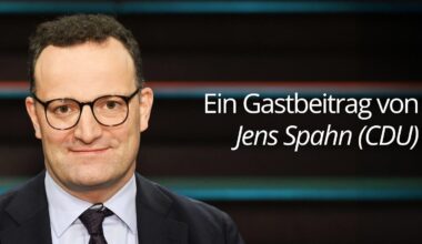 "Wer noch nie 3,1 Milliarden Euro Steuergeld verschwendet hat, der werfe den ersten Stein" – ein Gastbeitrag von Jens Spahn CDU)