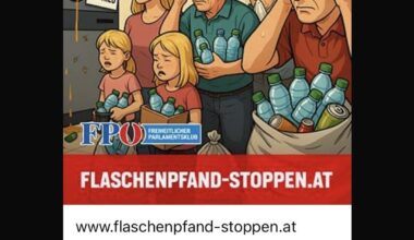 FPÖ-Petition „Flaschenpfand stoppen“