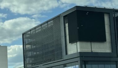 Could it be that their budget was so small that they couldn't cover the wall with the LED panel?