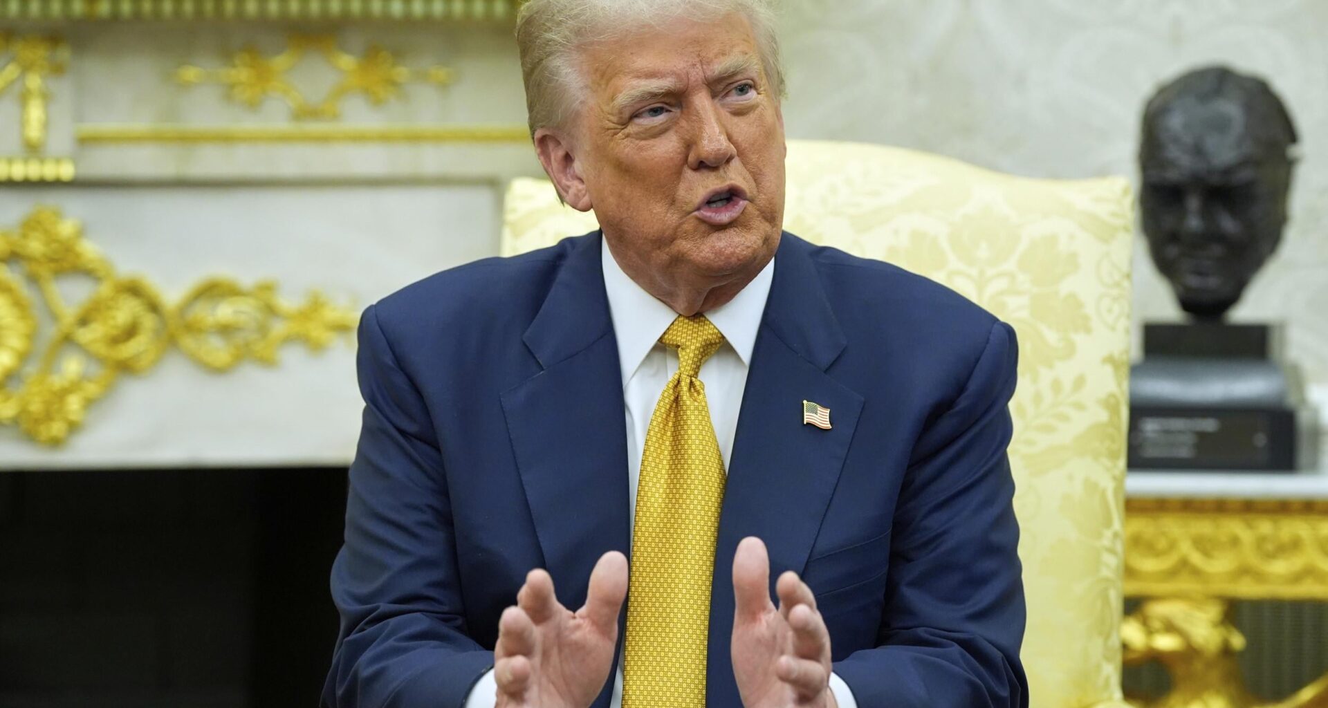 Donald Trump Reacts To Newly-Surfaced Photos With Jeffrey Epstein