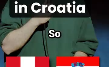 Peruanci u Hrvatskoj (stand-up komičar Dragos)