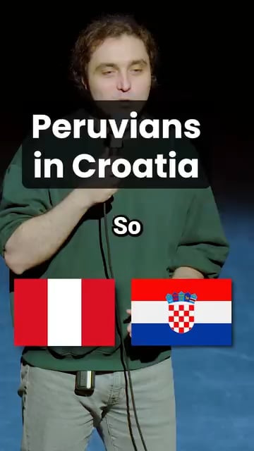 Peruanci u Hrvatskoj (stand-up komičar Dragos)