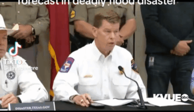 Texas officials blast National Weather Service, a service they voted to defund, for faulty forecasting in deadly flood disaster.