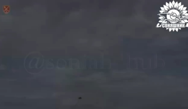 Drone footage of a fighter jet attacking a Russian underground position used to launch drones at Ukrainian positions. Aftermath footage shows the destroyed bunkers. Zaporizhzhia Oblast.