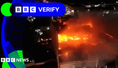 BBC Verify Live: Investigating deadly Iraq fire and assessing situation in Syria
