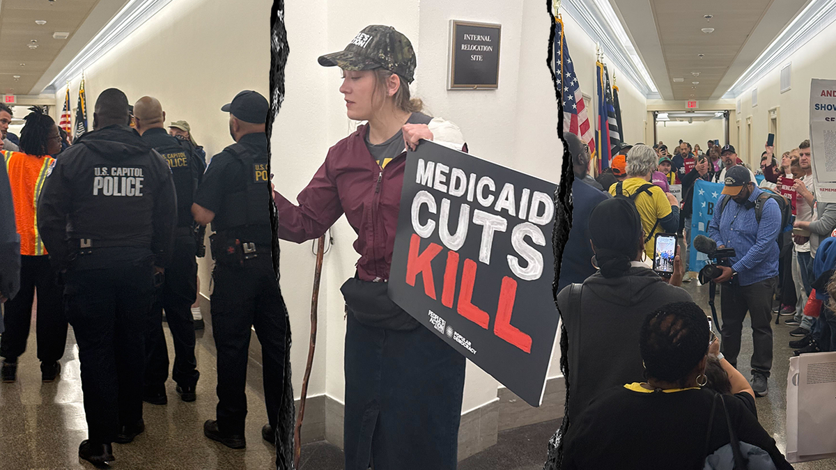 Protestors affiliated with several leftist groups, including the "People's Action Institute," flooded a U.S. Capitol office building in Washington, D.C., recently as Congress prepared to vote on the "big beautiful" budget bill backed by President Donald Trump.