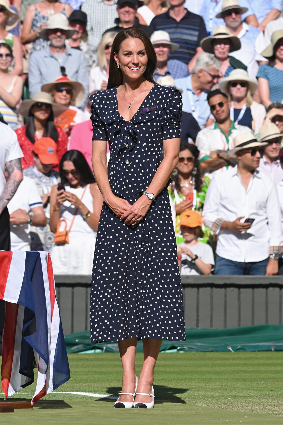 the duke and duchess of cambridge attend the wimbledon men's singles final