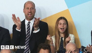 King and Princess Charlotte lead praise for 'awesome' Lionesses after Euro win