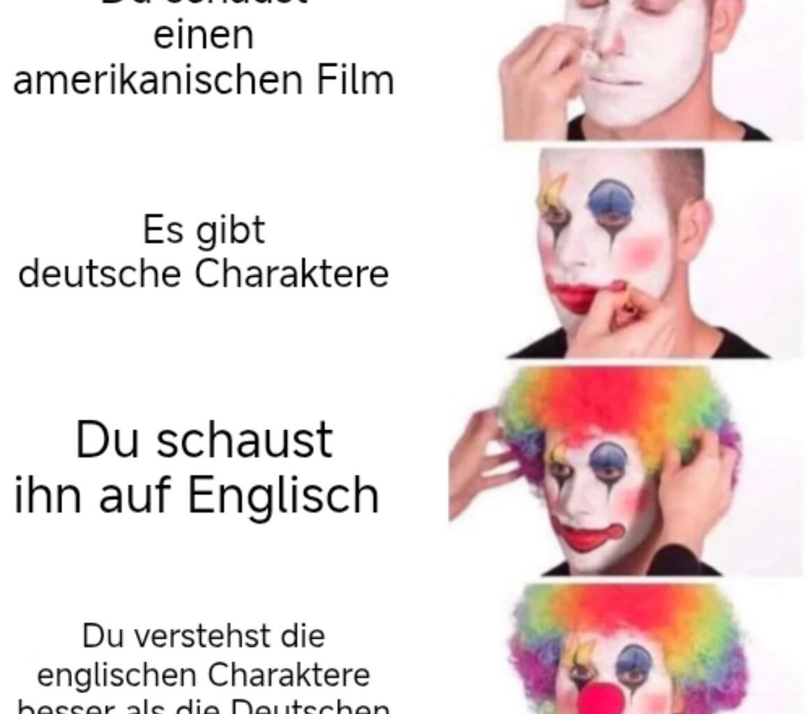 Jedes mal.