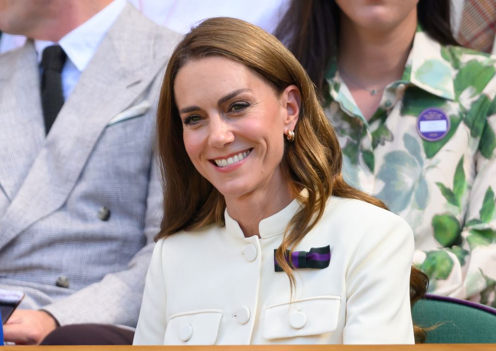 Kate Middleton, the Princess of Wales at Wimbldeon 2025