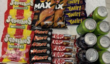 Vending machine was charging 1p - obviously I bought a lot!