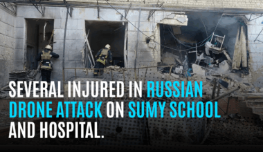 Russia continues its terror campaign in Sumy with deliberate drone strikes on a school and a hospital. These attacks on civilian infrastructure wounded numerous people. Targeting educational and medical facilities is a blatant war crime and a violation of international law.
