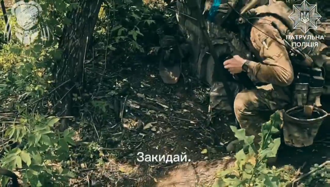 Russian soldiers who were hiding in a pipe didn't want to surrender to the soldiers of the Ukrainian Patrol Police Brigade "Predator". Therefore the enemies were taken out. Toretsk direction. July 2025 [Published 14.07.2025]