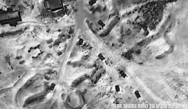 Israel releases footage of their airstrikes across southern Syria against Syrian Government Forces and structures